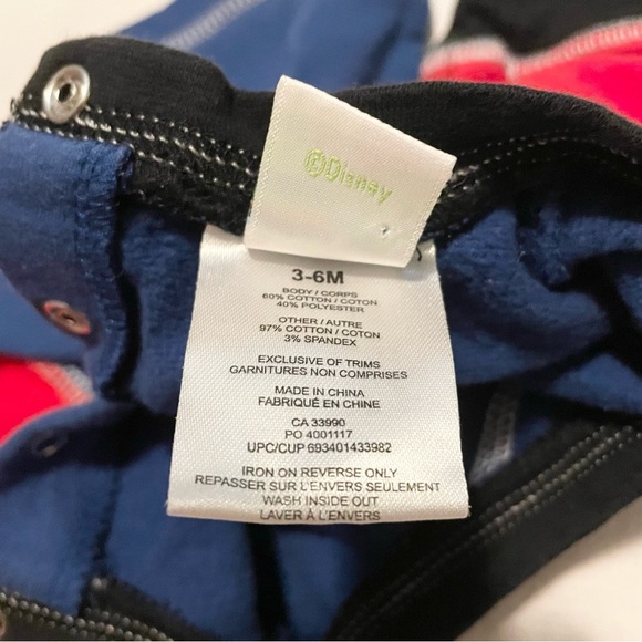 Disney Baby Mickey Mouse Long Sleeve Shirt  Size 3-6 Months - Picture 15 of 16